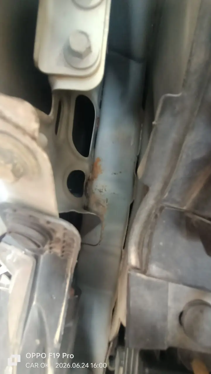 Structural corrosion found behind a rear panel on an N-WGN